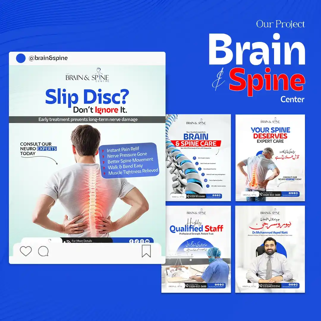 The Brain & Spine Center social creative by Brand Builders