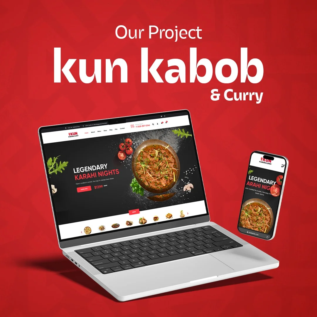 Kun Kabob website project by Brand Builders